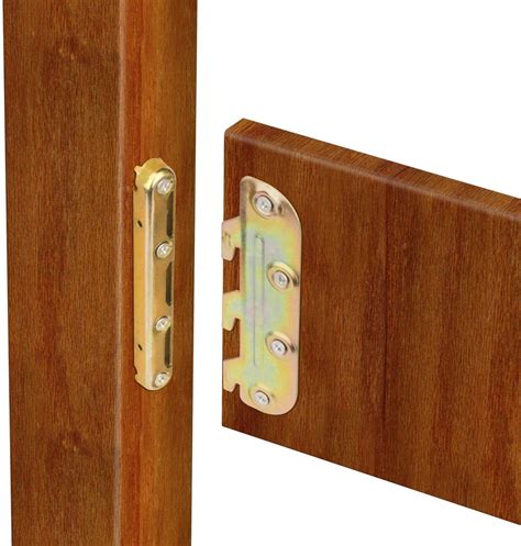 wood bed frame move metal brackets|wood bed frame hardware brackets.